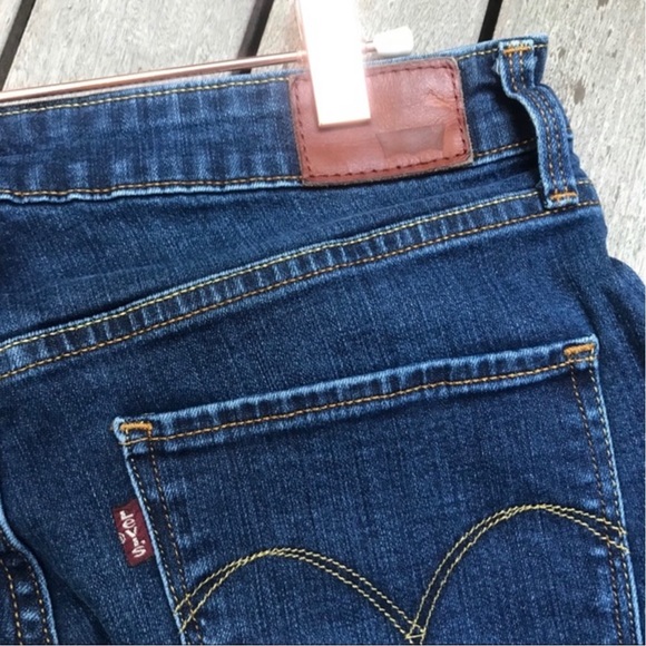 LEVIS Dark Blue High Rise Ankle Skinny Jeans - Picture 7 of 9